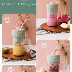 Mason Portable Mini Juicer Blender With Straw Cup